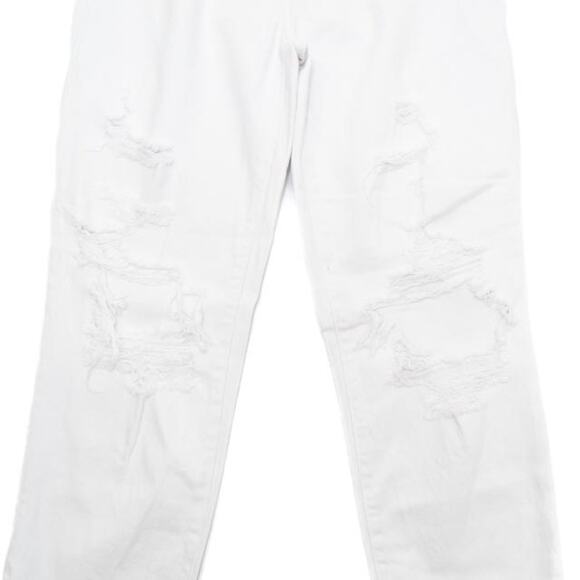 Pistola White Presley High Rise Relaxed Roller Distressed Jeans Size 26 - Picture 4 of 12